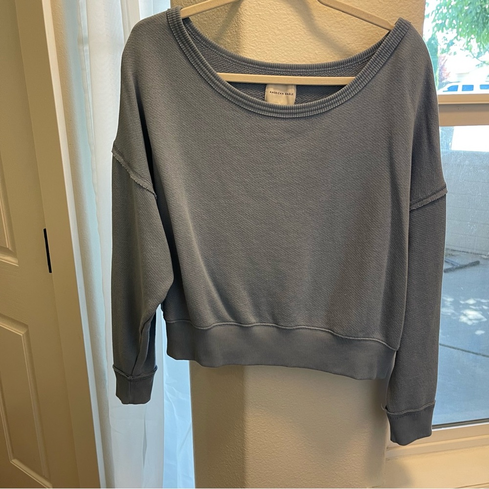 American Eagle off the shoulder sweatshirt